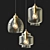 Elegant Glass Pendant Light 3D model small image 2