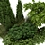 305 Outdoor Plant Collection: Trees, Grass, Bush 3D model small image 4