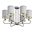 Konrad: Stylish Ceiling Chandelier 3D model small image 2