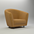 Sleek Modern Arm Chair 3D model small image 5