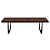 B&B Italia Athos '12 Smoked Oak Table 3D model small image 1
