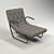 Classic Chesterfield Armchair - Elegant Design 3D model small image 2