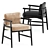 Teresina Sift Chair: Sleek Elegance by Meridiani 3D model small image 1
