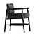 Teresina Sift Chair: Sleek Elegance by Meridiani 3D model small image 4