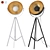 Modern Metal Tripod Lamp 3D model small image 1