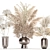 White Bouquet Set - Elegant Floral Decor 3D model small image 4