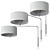 Elegant Melia Wall Lamp: Modern Design, 3 Color Options 3D model small image 2