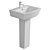 BelBagno MATTINO BB1060L: Innovative Luxury Bathroom Vanity 3D model small image 2