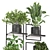 Metal Box Hanging Plant Set 3D model small image 4