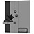 Stylish Hallway Console Set 3D model small image 5