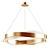 Elegant Glow: Malika Pendant Light 3D model small image 1