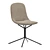 Sleek Beso Star Side Chair 3D model small image 1