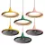 Nordic Macaron Pendant Lamp: Industrial Design with Vintage Twist 3D model small image 3