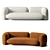 Italian Luxury: Hessentia GIO Sofa 3D model small image 3