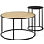 Seaford Round Coffee Table 3D model small image 1