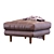 Sleek Sven Charm Ottoman: Modern Elegance for Your Space 3D model small image 3