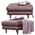 Sleek Sven Charm Ottoman: Modern Elegance for Your Space 3D model small image 6