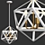 Modern Diamond Prism Lantern 3D model small image 1