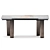 Lido Folding Table: Ceramic Elegance 3D model small image 2