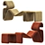 Etcetera Lounge Chair: Contemporary Comfort at its Finest 3D model small image 2