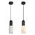 Elegant VIAL Pendant Lamp 3D model small image 3