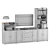 Versatile Storage Solution: IKEA Hauga 3D model small image 19