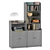 Versatile Storage Solution: IKEA Hauga 3D model small image 9