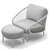 CozyDream Outdoor Cuddle Armchair 3D model small image 4