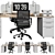 Modern Ergonomic Office Chair 3D model small image 9