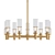 Eco Chic Essex Glass Chandelier 3D model small image 1
