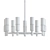 Eco Chic Essex Glass Chandelier 3D model small image 2