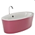 Bette Silhouette Bicolour Bath 3D model small image 2