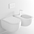 Go Clean Mini App WC: Smart and Compact Toilet 3D model small image 3