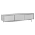 Sleek TV Cabinet with Glass Doors: RANNÄS IKEA 3D model small image 2