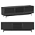 Sleek TV Cabinet with Glass Doors: RANNÄS IKEA 3D model small image 4