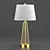 Sleek Noir Table Lamp 3D model small image 1