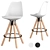 Elegant Mirabella Bar Stool - Perfect for Home or Office 3D model small image 5