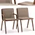 NORDIC Altinox Chair: Sleek Scandinavian Design 3D model small image 1