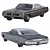 Classic Pontiac Bonneville 1968 3D model small image 1