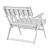 Folda Acacia Wood Garden Chair 3D model small image 6