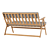 Folda Outdoor Garden Bench 3D model small image 4