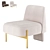 Luxury Virgin Armchair: Classic Elegance for your Home 3D model small image 1