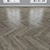 Oak Parquet Flooring Kit 3D model small image 3