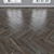 Premium Oak Parquet Flooring 3D model small image 3