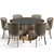 Luxury Fendi Casa Dining Set 3D model small image 3