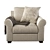 Amir Sofa Collection: Wilcot Armchair 3D model small image 2