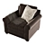 Amir Sofa Collection: Wilcot Armchair 3D model small image 4