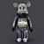 Poseable Bearbrick Toy 3D model small image 1