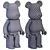 Poseable Bearbrick Toy 3D model small image 5