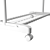 Adjustable Height Single Mobile Hanger with Shoe Shelf 3D model small image 6